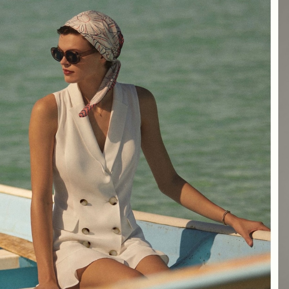 Maeve Sleeveless Mini Blazer Dress